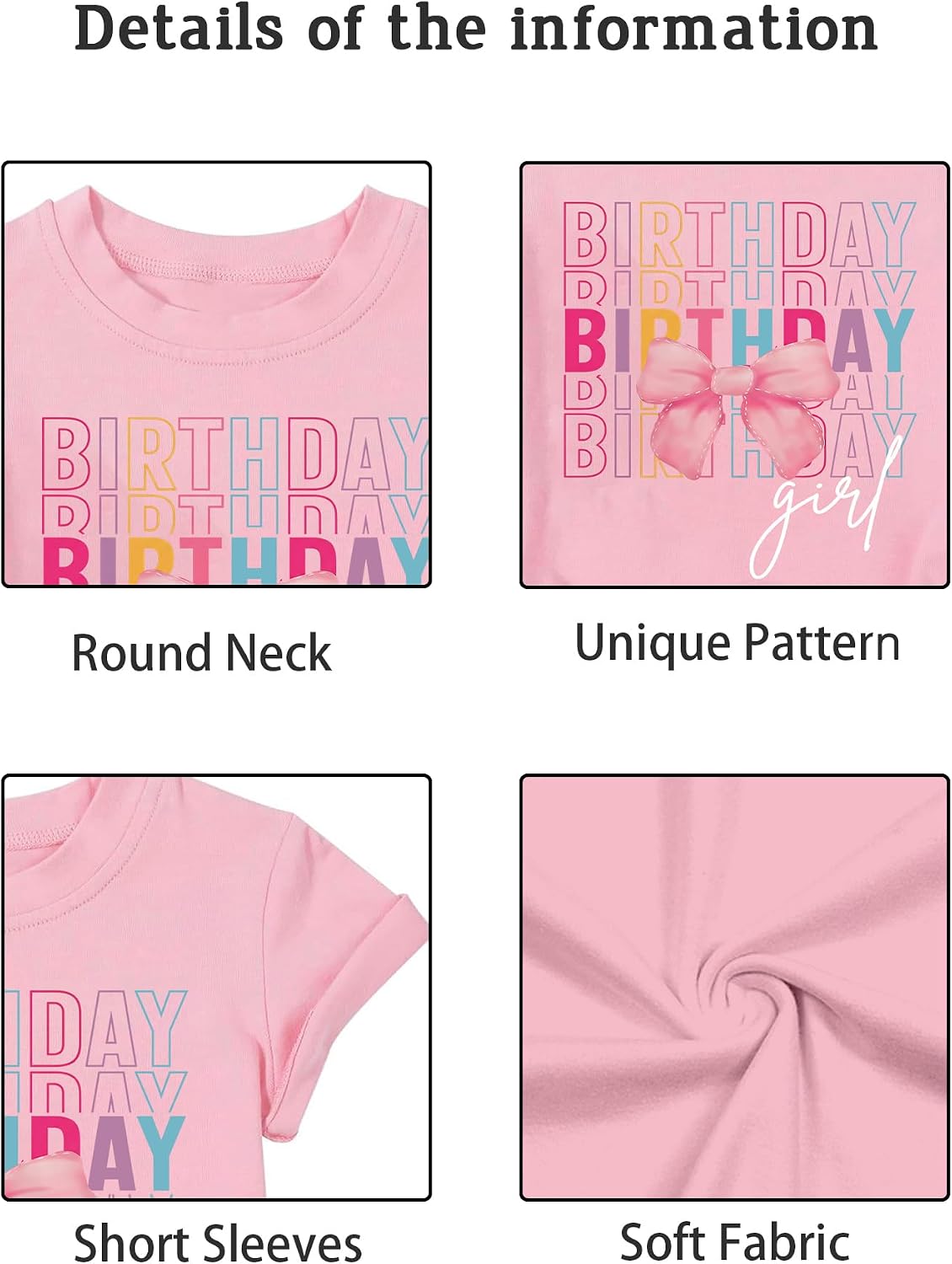 Toddler Girl Birthday Shirt 4-12 | Cowgirl Tie Dye Bow Graphic Tee — view 5