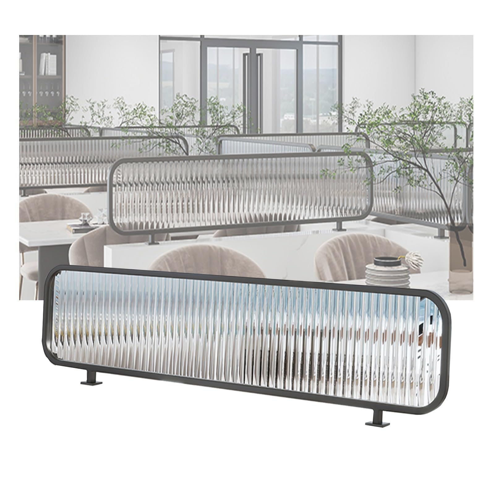 HJYCLFAZU Dining Area Partitions, s, Tabletop Dividers, Lightfast Desk Dividers for Restaurants & Offices, 30cm Low Fence Hotels Workspaces