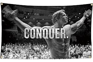 Ronnie Coleman Conquer Motivational Flag