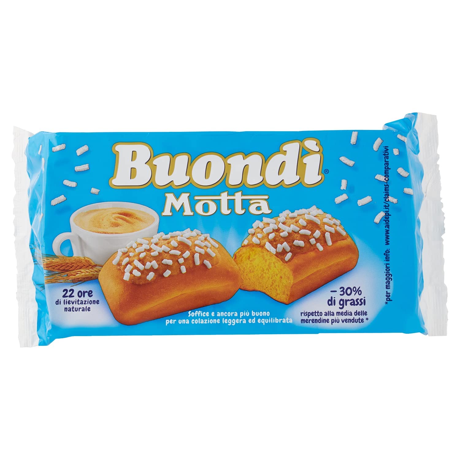 TESTPAKET Motta Buondì abgepackte Snacks gebackener Kuchen mit Zuckerguss 30 Stücke