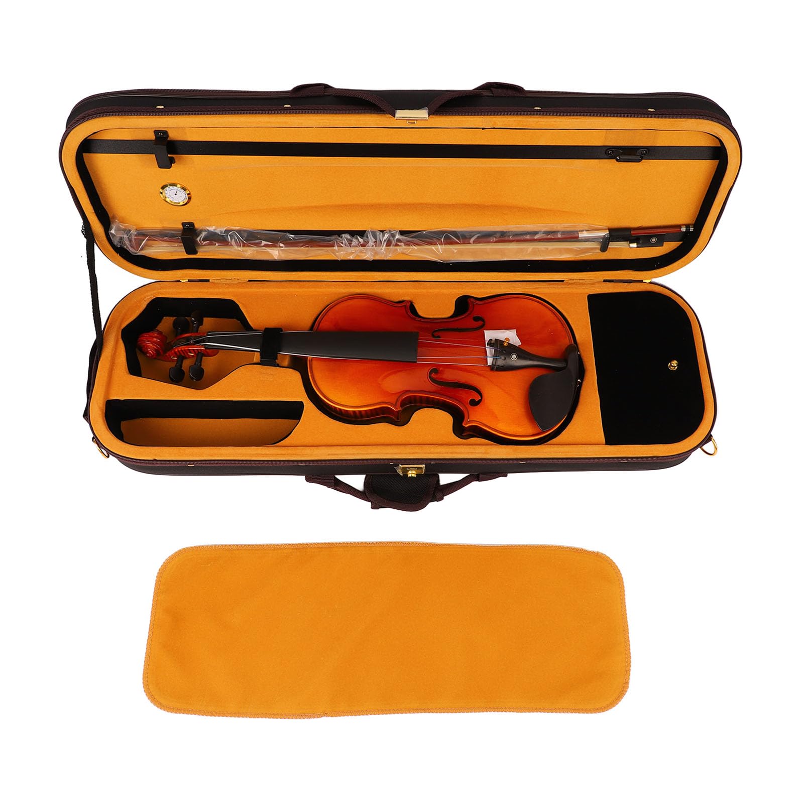 Generic Set di Violino per Principianti Realizzato a Mano Acustico con Motivo Tigre per Studenti Adulti Materiale in Abete Rosso 1 unità