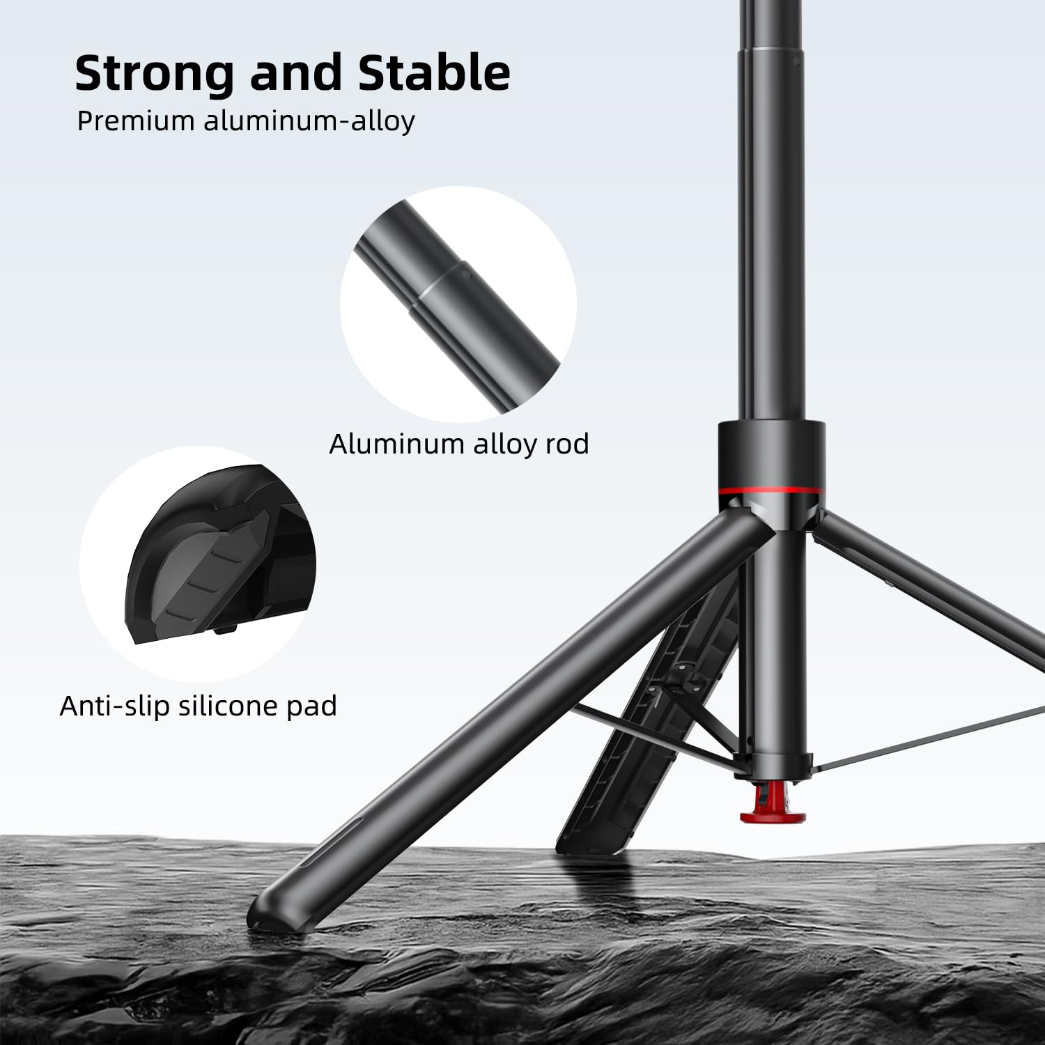 Mobilife 71" Selfie Stick Tripod Auto Open 360 Degree Rotating — Amazon image 4