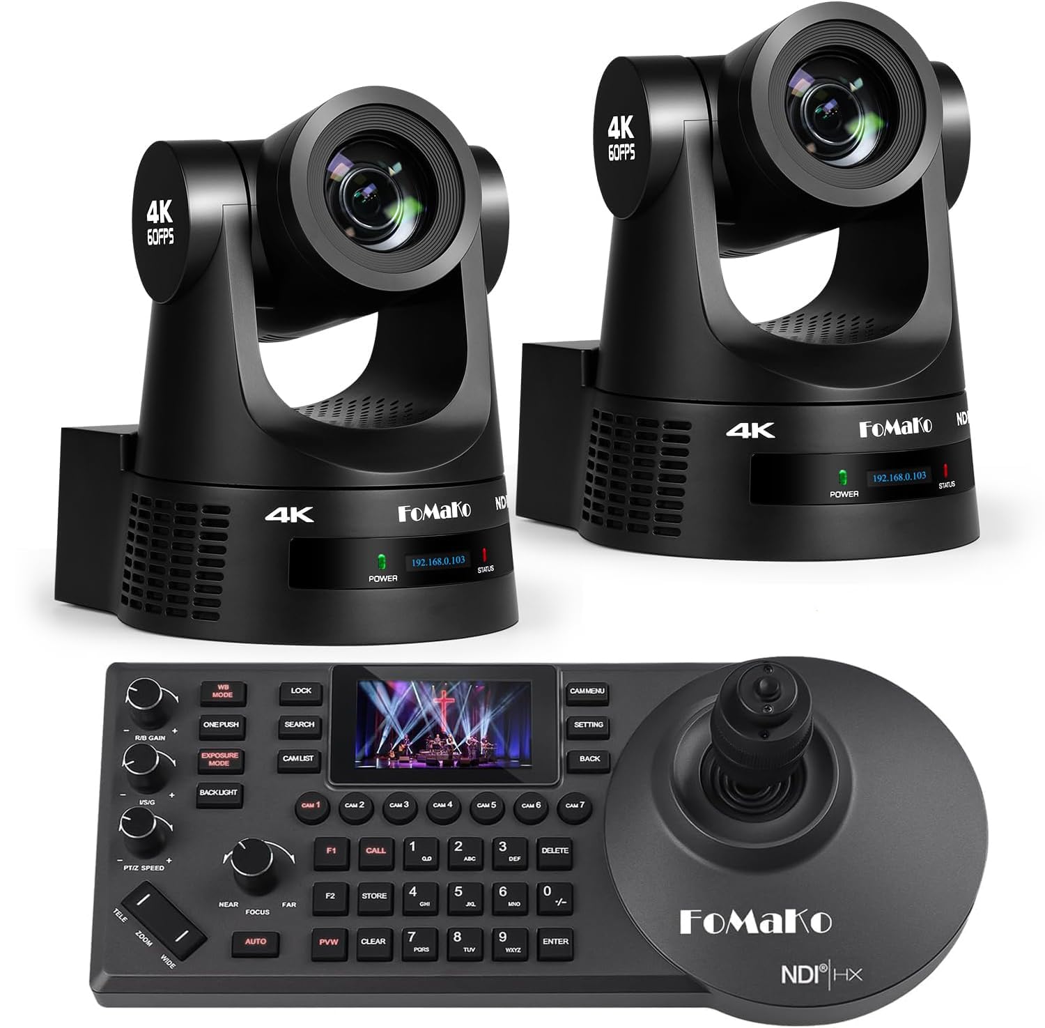 FoMaKo K600N Series 4K NDI PTZ Kamera