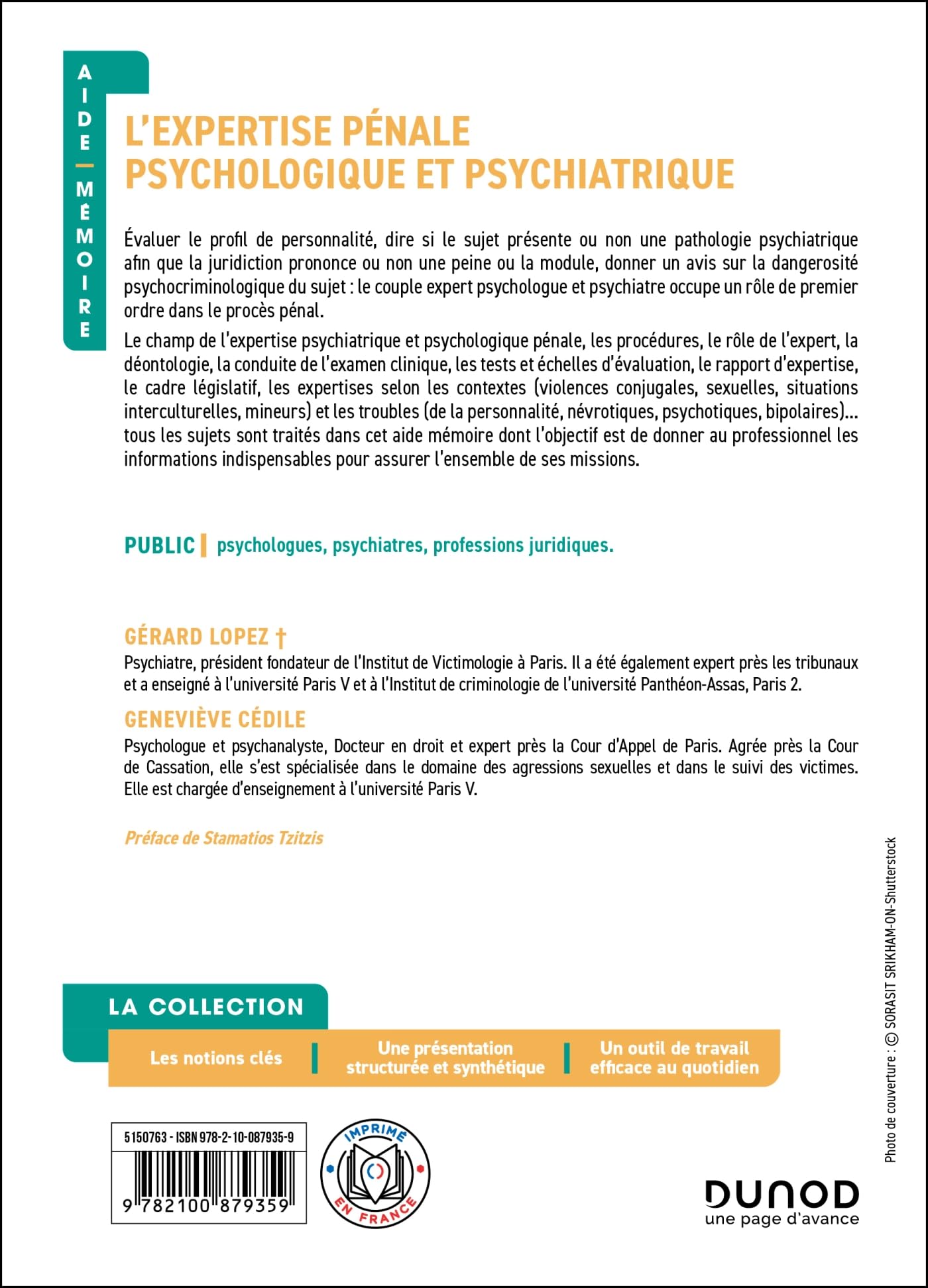 Aide-mémoire - L'expertise pénale psychologique et psychiatrique: en 32 notions