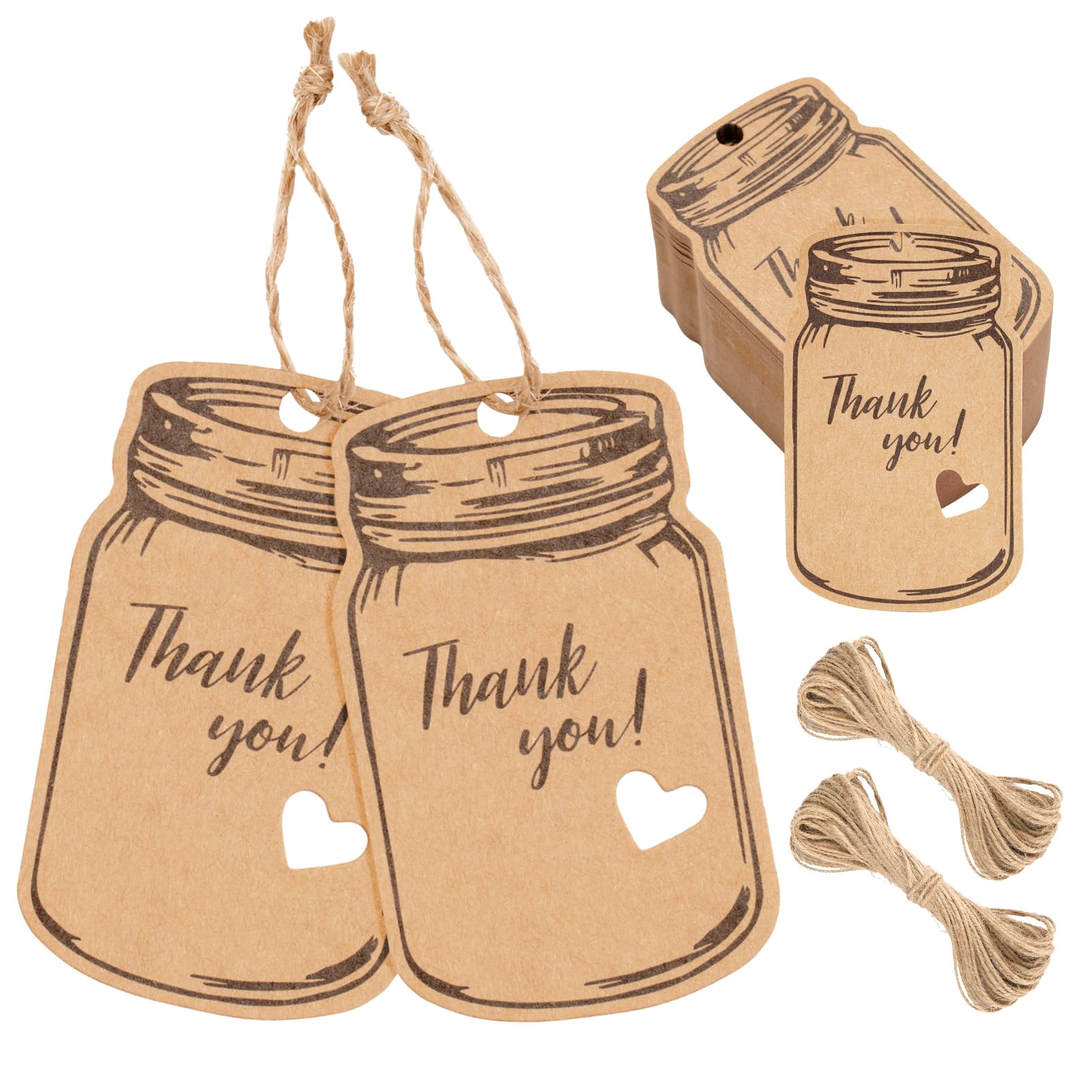 amazon-com-g2plus-thank-you-tags-100pcs-mason-jar-shaped-tags-vintage-hollow-heart-canning-hanging-labels-tag-kraft-paper-gift-tag-with-string-for-gift-wrapping-jars-diy-arts-craft-party for Free Printable Gift Tags For Mason Jars Amazon.com: G2PLUS Thank You Tags, 100PCS Mason Jar Shaped Tags, Vintage Hollow Heart Canning Hanging Labels Tag, Kraft Paper Gift Tag with String for Gift Wrapping, Jars, DIY Arts & Craft, Party for Free Printable Gift Tags For Mason Jars