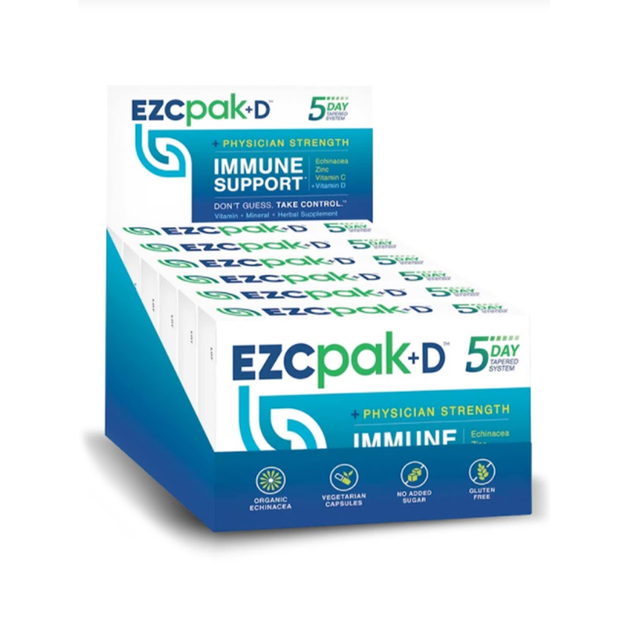 Buy EZC Pak+D 5Day Immune System Booster with Echinacea, C, D and Zinc
