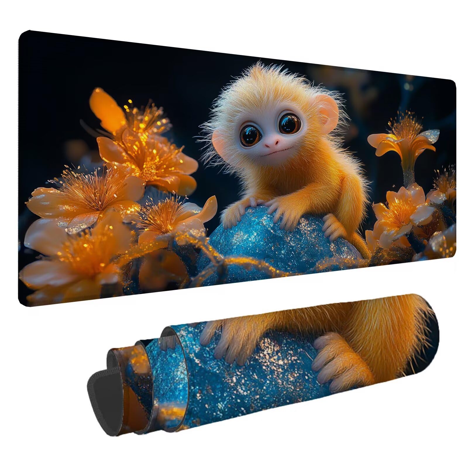 Śliczna podkładka pod mysz XXL Monkey Podkładka pod mysz 1500x800x4mm Podkładka pod mysz dla gracza, podkładka pod mysz do laptopa, podkładka pod mysz i podkładka pod mysz do laptopa, podkładka pod