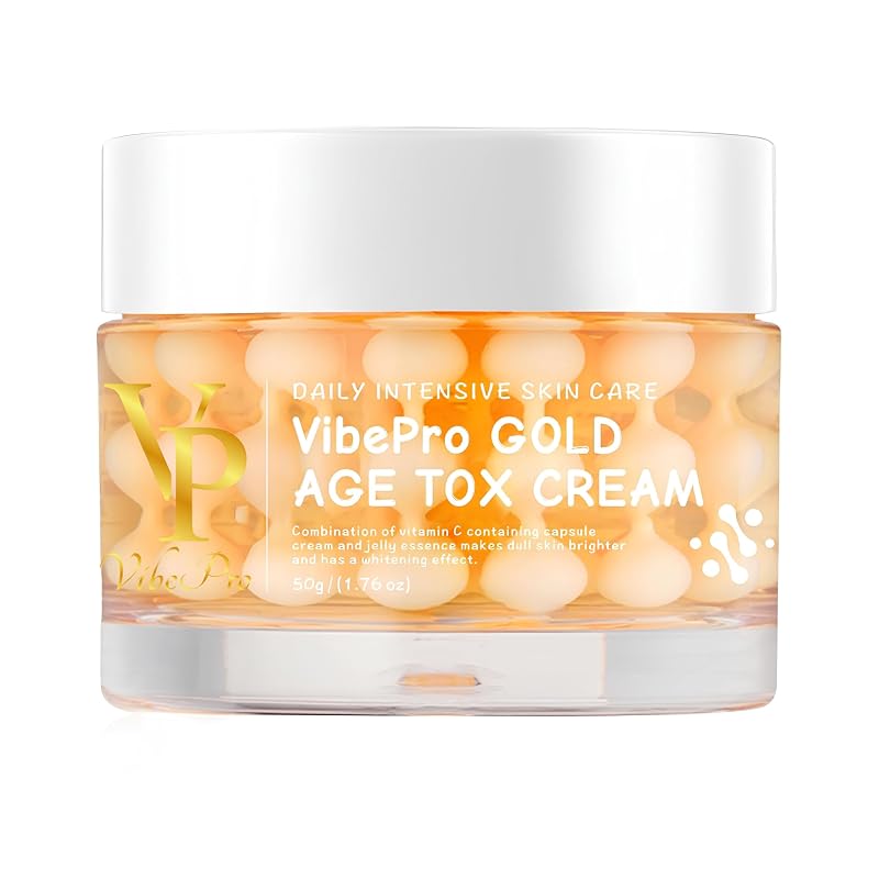 Creme facial e para o pescoço VibePro VP Gold Age Tox com colágeno, retinol, ácido hialurônico e niacinamida, 50 g