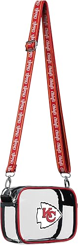 Vista 44 de FOCO NFL Womens NFL Team Logo Stripe Clear Crossbody Bag