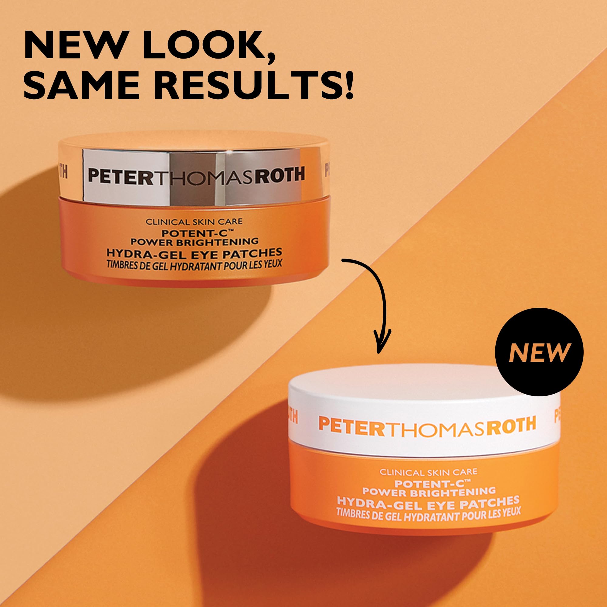 Peter Thomas Roth | Potent-C™ Power Brightening Hydra-Gel Eye Patches | Eye Mask Patches for Under-Eye Bags and Fine Lines | Brightens The Look of Dark Circles