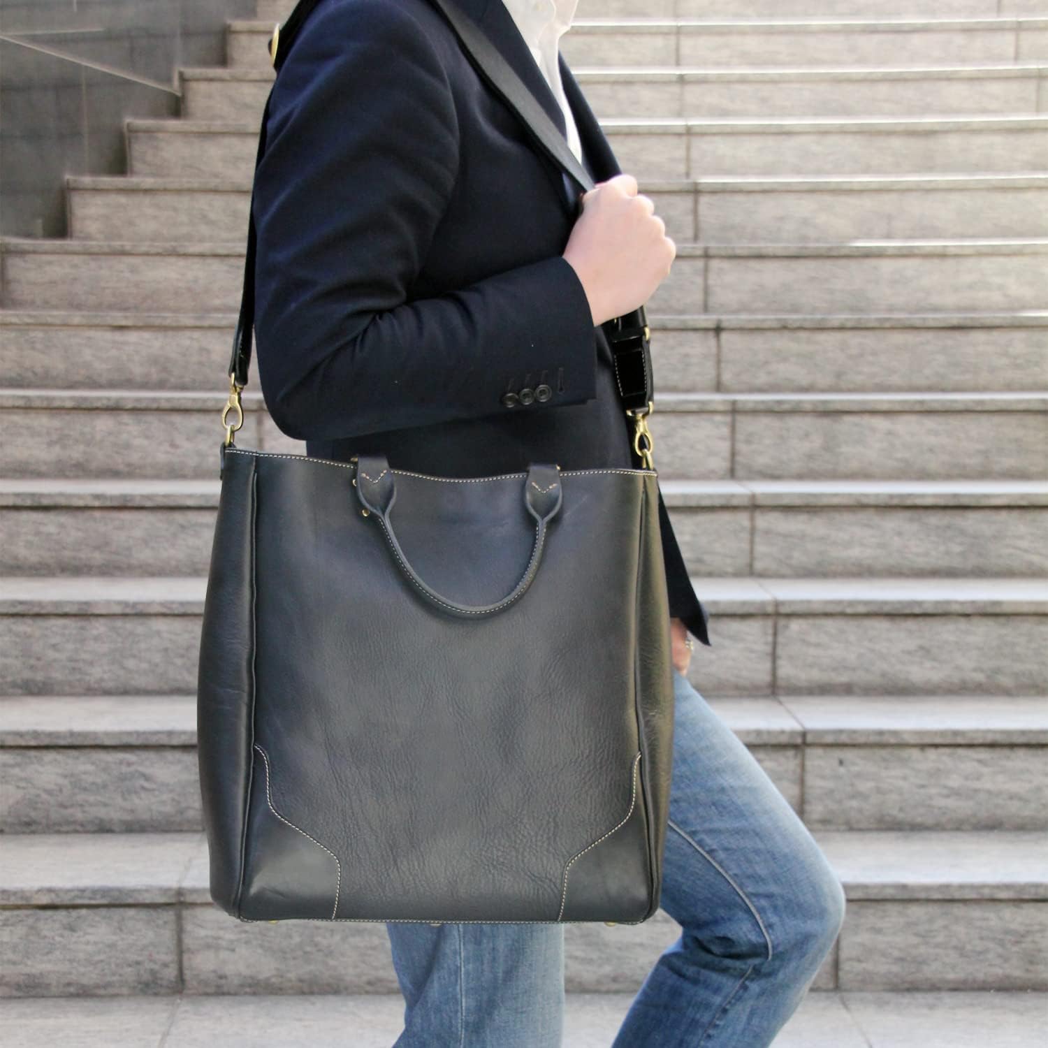 （美品）ポルコロッソ　2WAYバーティカルビジネスバッグ 2WAYバーティカルビジネスバッグB4｜PORCO ROSSO