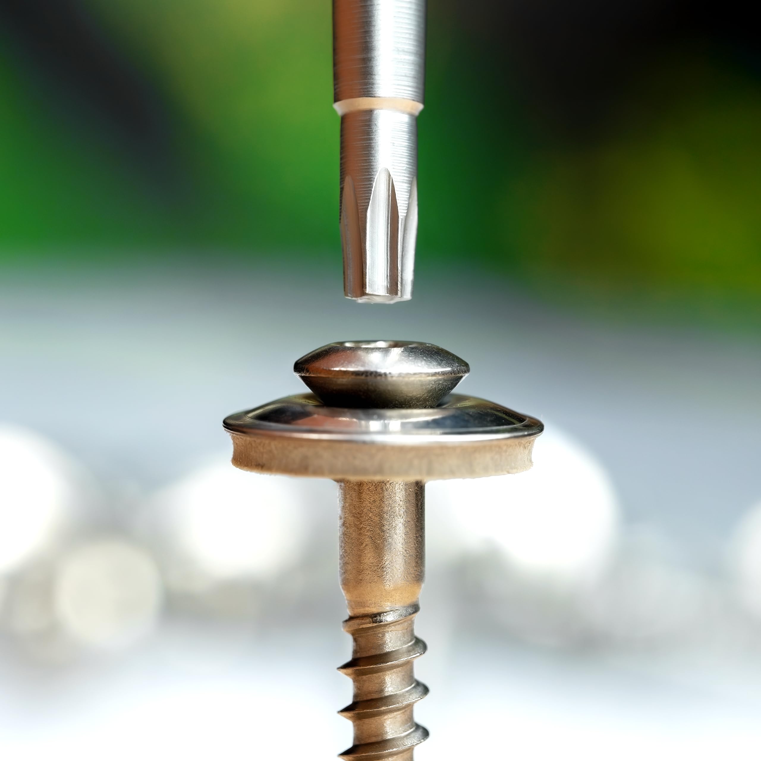 Viti con rondella di tenuta, 20 pezzi, in acciaio inox, antiruggine, viti a esagono incassato per lamiera e tetto in metallo, viti autofilettanti, viti per tetto in metallo con guarnizione