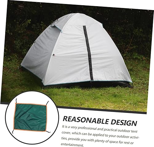 Miniatura 8 de ABOOFAN Toldo de lluvia para tienda de campaña con mosca, pantalla de sombrilla, huellas de tienda, lona de camping, refugio solar, accesorios para