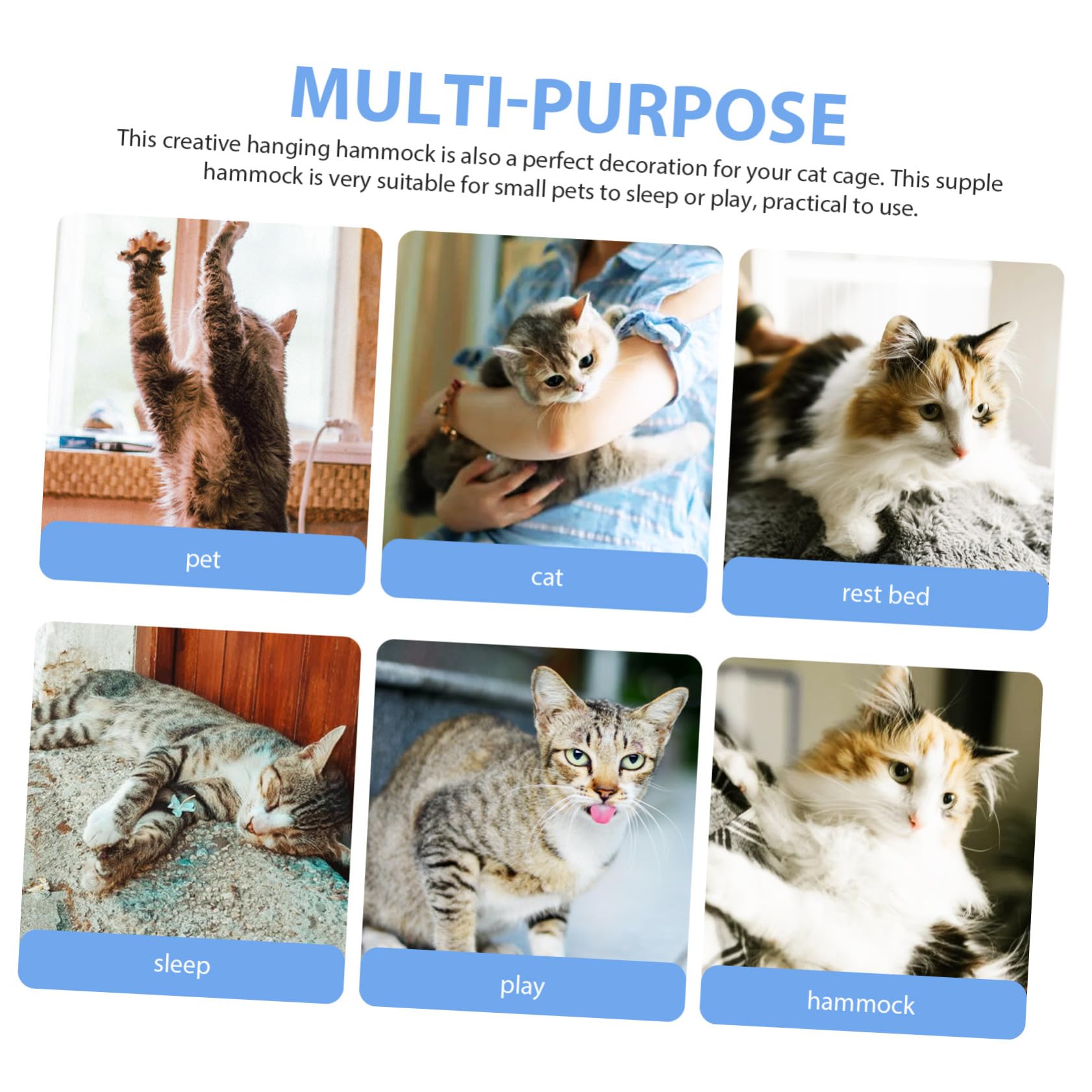 Abaodam Katzen Fensterhängematte mit Saugnäpfen Komfortables Katzennest aus Weichem Material Fenstersitzplatz für Kleintiere Haustierbett für Zuhause und Jahreszeiten