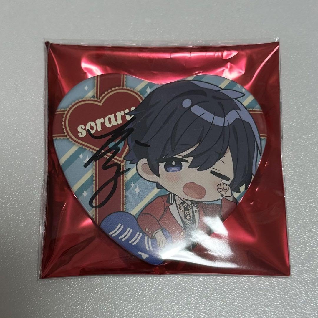 Amazon.co.jp: そらまふ うらさか 缶バッジ そらる サイン入り : おもちゃ