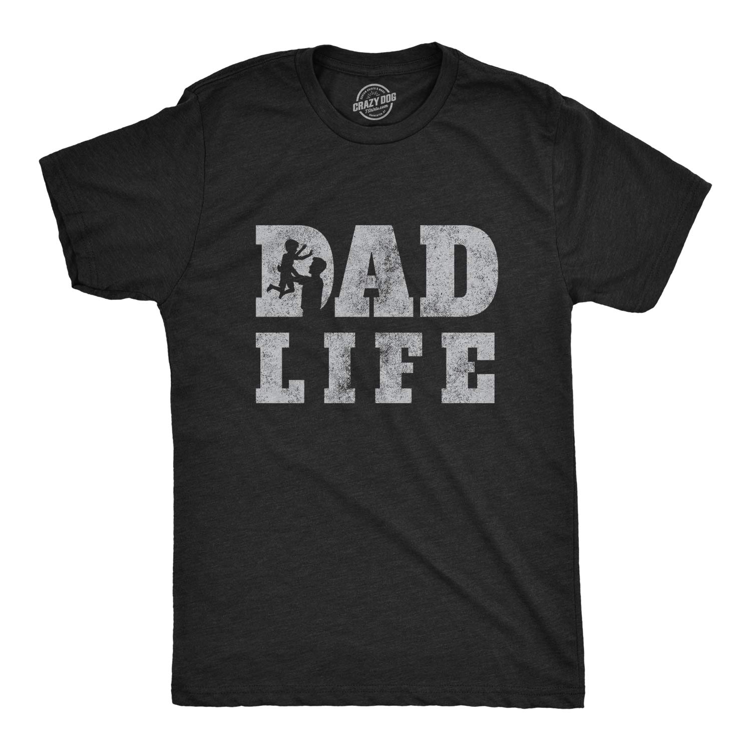 Mens Dad Life T Shirt Funny Proud Fathers Day Papa Parent Novelty Graphic Tee
