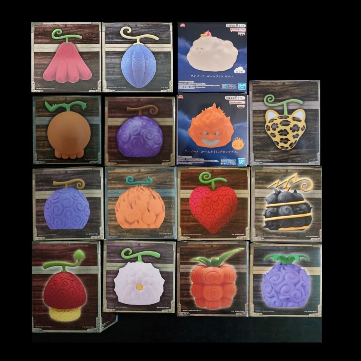 Amazon.co.jp: ワンピース 悪魔の実 ルームライト 15種セット ゴムゴム 