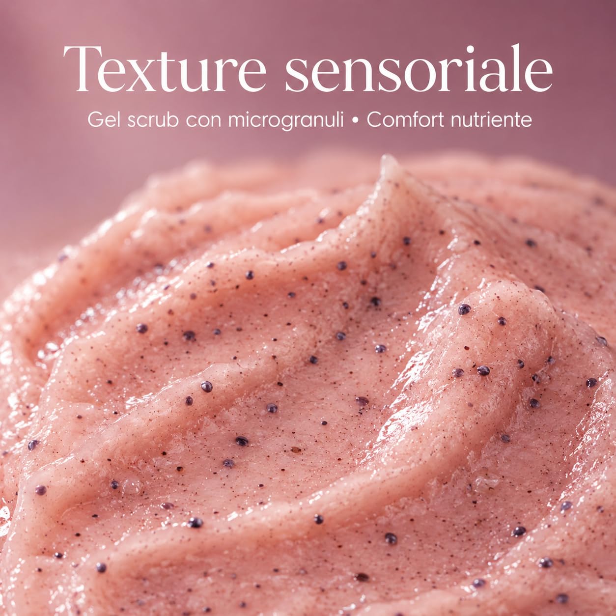 Silk Scrub - Exfoliante corporal hidratante con semillas de arándanos, manteca de karité, argán, coco y ácido hialurónico, tratamiento para una piel suave y radiante, 200 ml