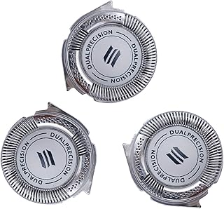 Replacement Shaver Heads for Philips Norelco Shavers AT811 S5000 AT815 HQ7100 HQ7310 AT830 AT875 AT880 PT720 PT730 AT810 HQ6090 7800XL HQ8 Dual Precision Razors 3 Pack