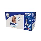 Dodot Sensitive Kit Recién Nacido: 44 pañales Talla 1 (2-5 Kg) + 39 pañales Talla 2 (4-8 Kg) + 96 toallitas Aqua Pure