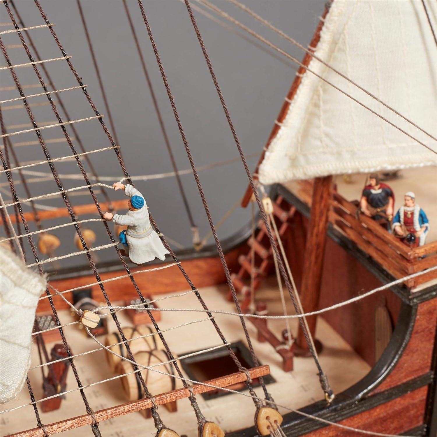 Artesanía Latina - Maquette de Bateau en Bois - Caravelle Espagnole de la Découverte de l'Amérique, Santa Maria - Modèle 22411N, Échelle 1:65 - Maquettes à Monter - Niveau Moyen
