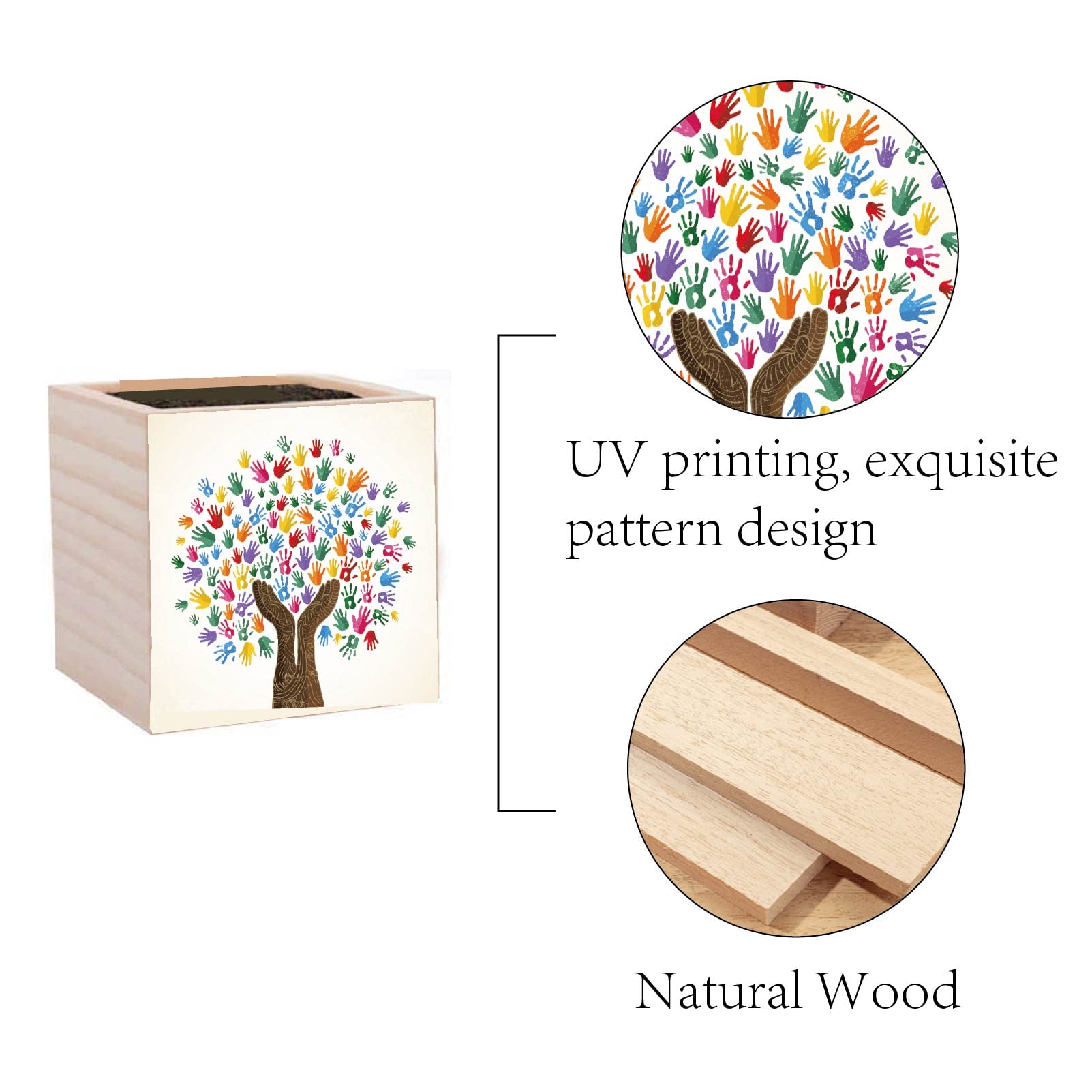 Fioriera a Forma di Gatto Fioriera in Legno Fioriere di Grandi Dimensioni Fioriere per Gatti Rialzate da Esterno per Piante da Interno, Piante Grasse, Vaso di Fiori per Gatti per Giardino, Regalo(#10
