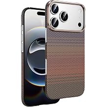 CONSTRAIN - iPhone 17 Pro Max ile uyumlu Apple K l f Magsafe ile uyumlu  arj  zellikli Ultra Slim Aramid Karbon Fiber Kevlar Kapak