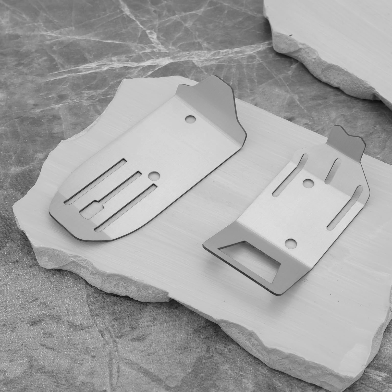 Base de siège avant et arrière de voiture en acier inoxydable, Protection d'angle Anti-collision Base de siège avant et arrière de voiture en acier inoxydable, Protection d'angle Anti-collision