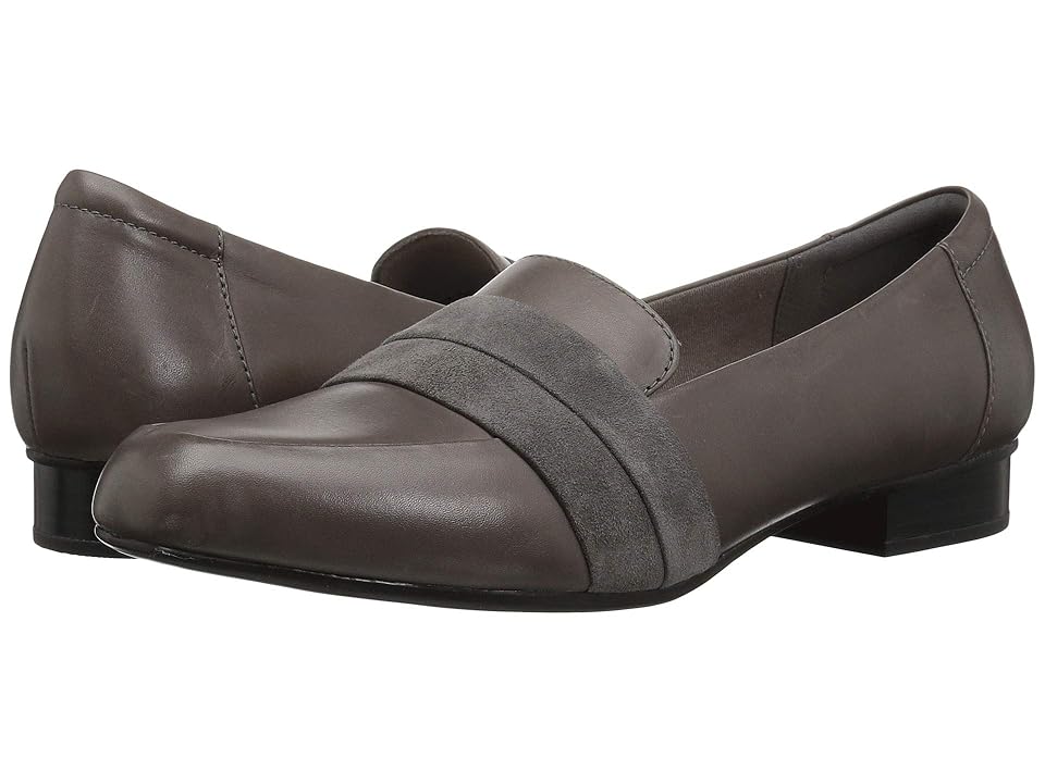 

Clarks Juliet Rose (Grey Leather/Suede Combi) Women's Shoes, Gray