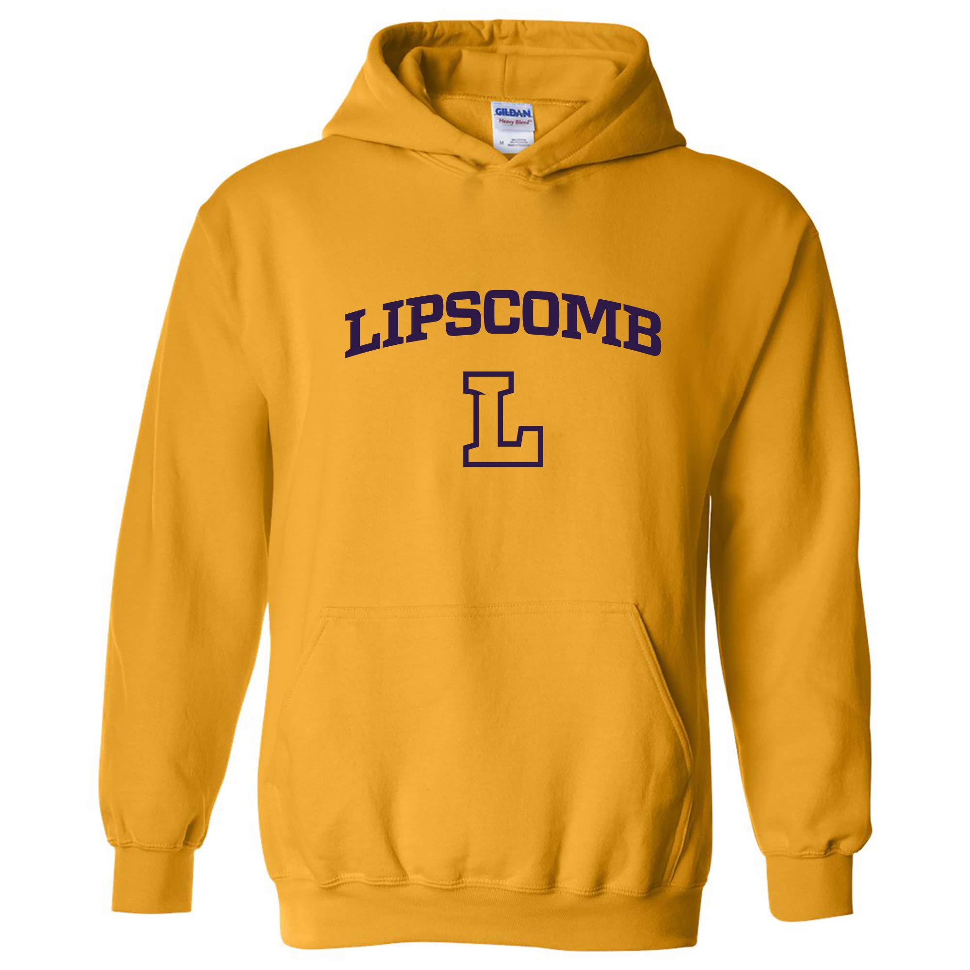 UGP Campus Apparel NCAA Officially licensed College - University Team Color Arch Logo Hoodie, Lipscomb Bisons Gold, L โ image 1