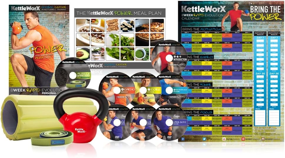 Power Plus 8 Week Rapid Evolution Kettlebell Weight