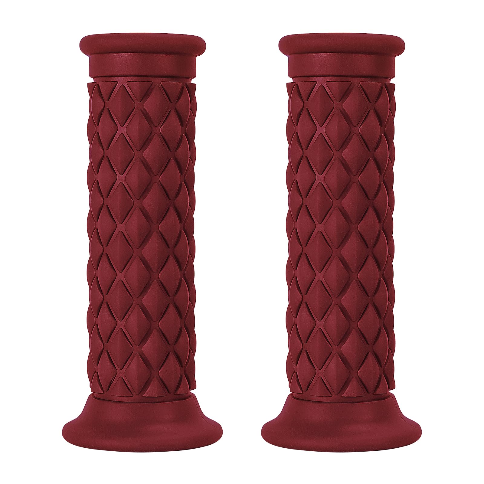 Motorcycle Grips Non Slip Rubber Bar End Thruster Grip 7/8" 22mm 24mm Motorcycle Comfort Hand Handlebar Grip Thruster Grip