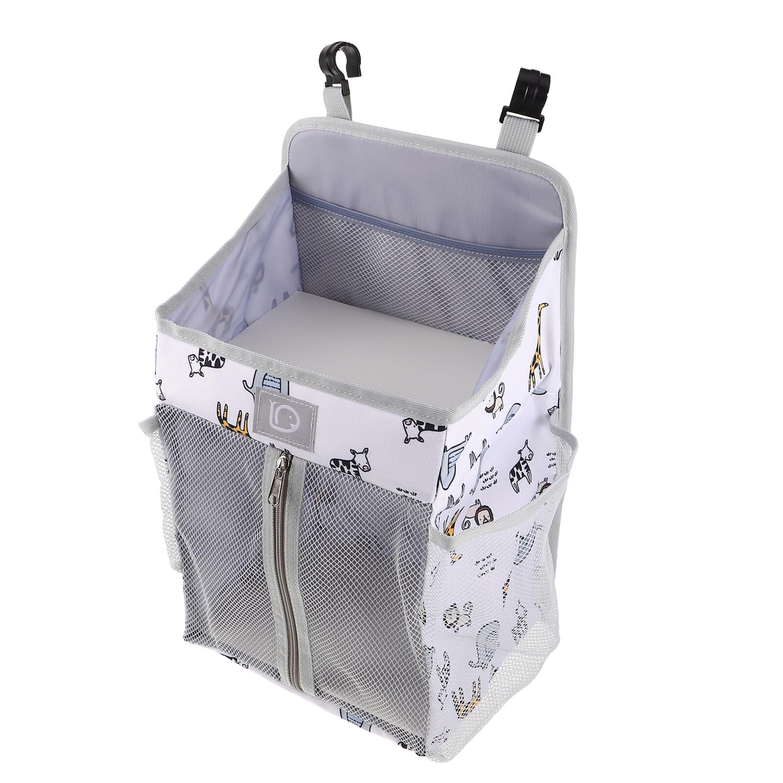 Rangement portable pour couches avec multipoches et organisateur lit bébé