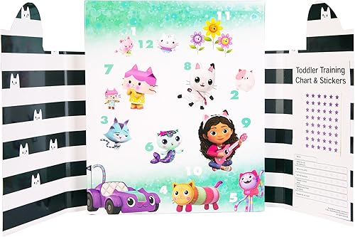 Miniatura 5 de DreamWorks Gabby's Dollhouse 12-days Advent Underwear to Unbox for Holiday Fun with Stickers & Potty Success Chart