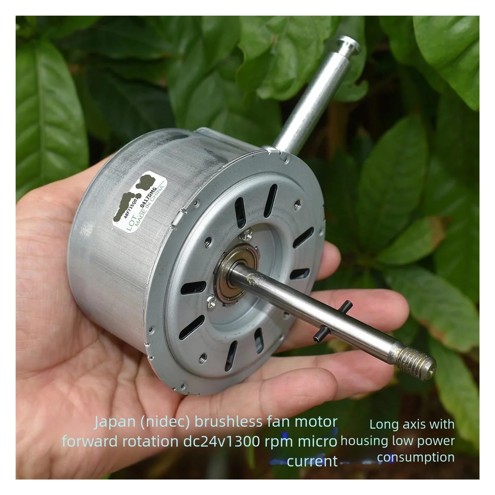 Motor De Ventilador Sin Escobillas | Con soporte DC24V 1300RPM Ahorro de energía de baja corriente