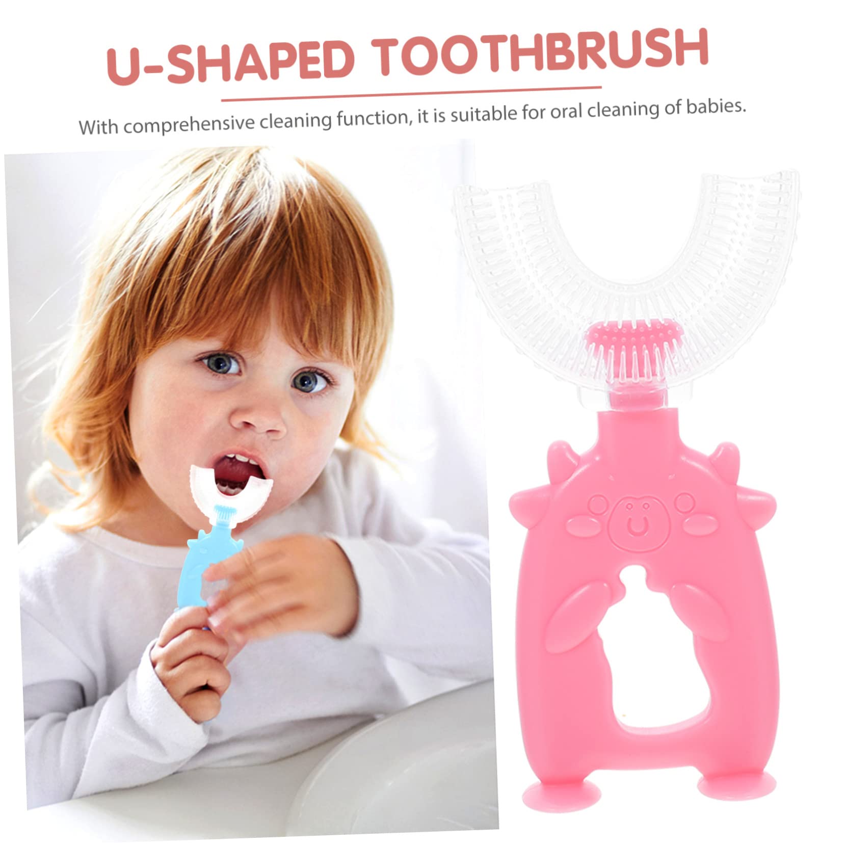 Healvian 18 Pezzi Spazzolino Da Denti Per Bambini A Forma Di U Pulizia Denti Orale A 360° Spazzolino Da Denti Per Bambini Spazzolino Manuale Spazzolino Per Pulizia Orale Detergente Per