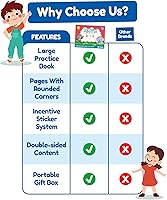 Vista 8 de Libros mágicos de práctica de escritura con ranuras para niños, cuaderno grande de escritura a mano con ranuras, cuaderno reutilizable para aprender