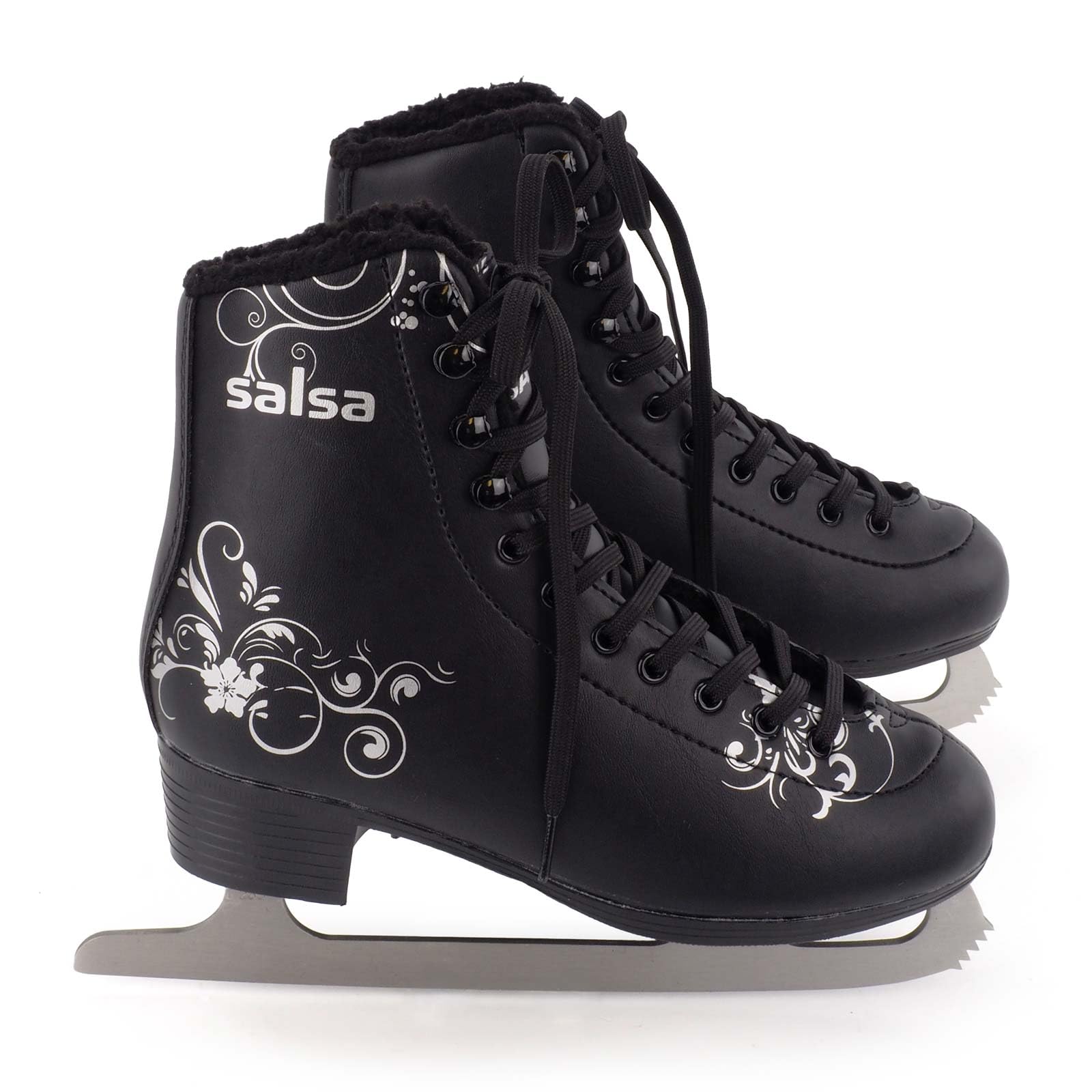 Schlittschuhe Damen BAUD gefüttert schwarz 37-41