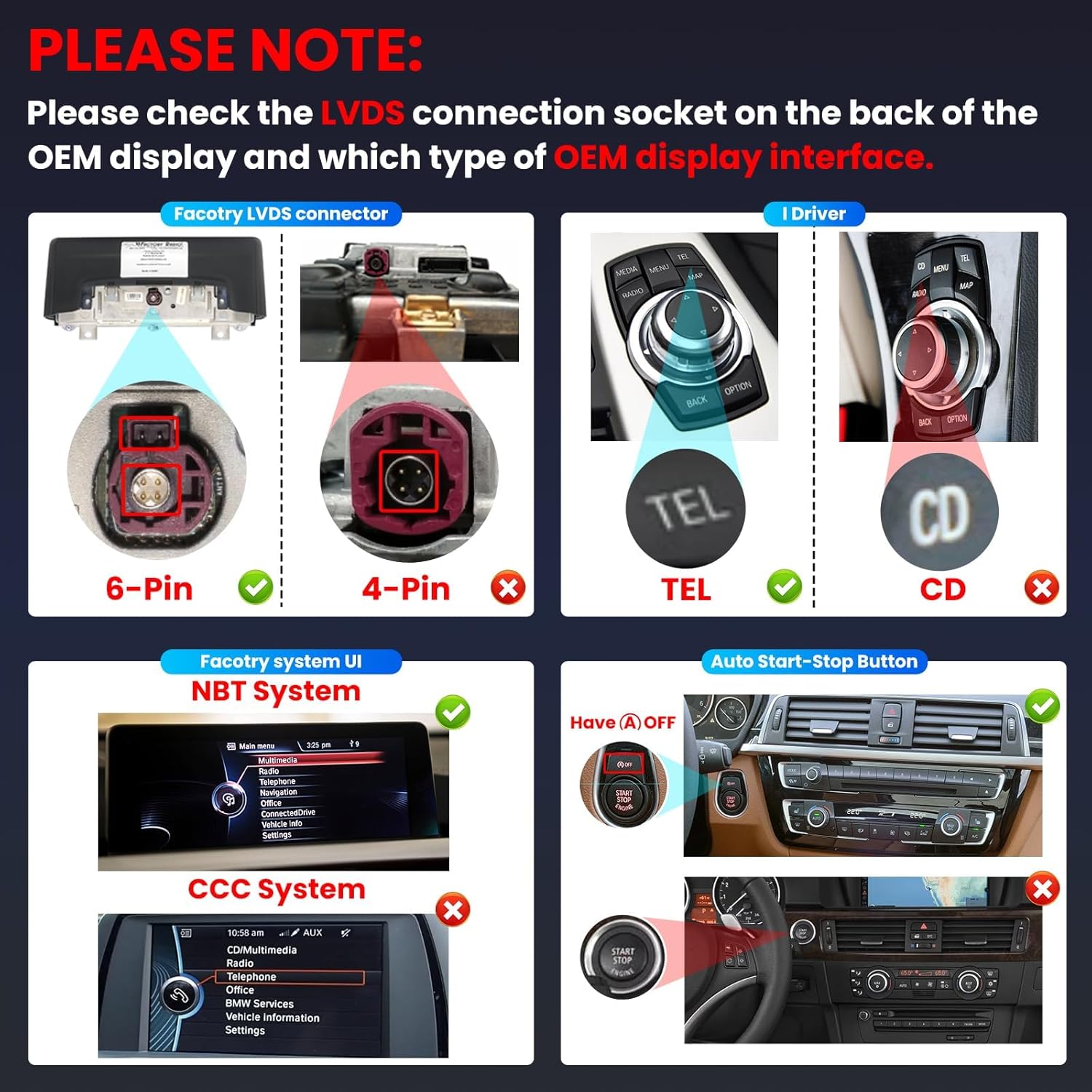8 Core 8+128G for BMW 3 Series F30 F31 F32 2012-2016 Touchscreen Radio Upgrade: 10.25 Inch Screen Wireless CarPlay Android Auto Stereo Head Unit GPS Navigation SWC Backup Camera 320i/328i CIC NBT