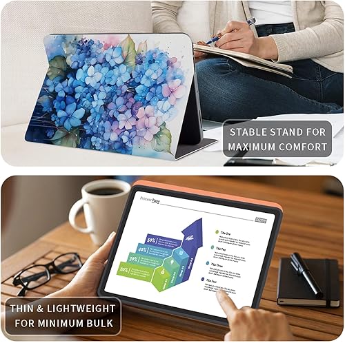 Vista 108 de Funda para Kindle de 6 pulgadas (11.ª generación, versión 2024/2022) delgada de piel sintética, ajustable, multiángulo, Smart Shell con función