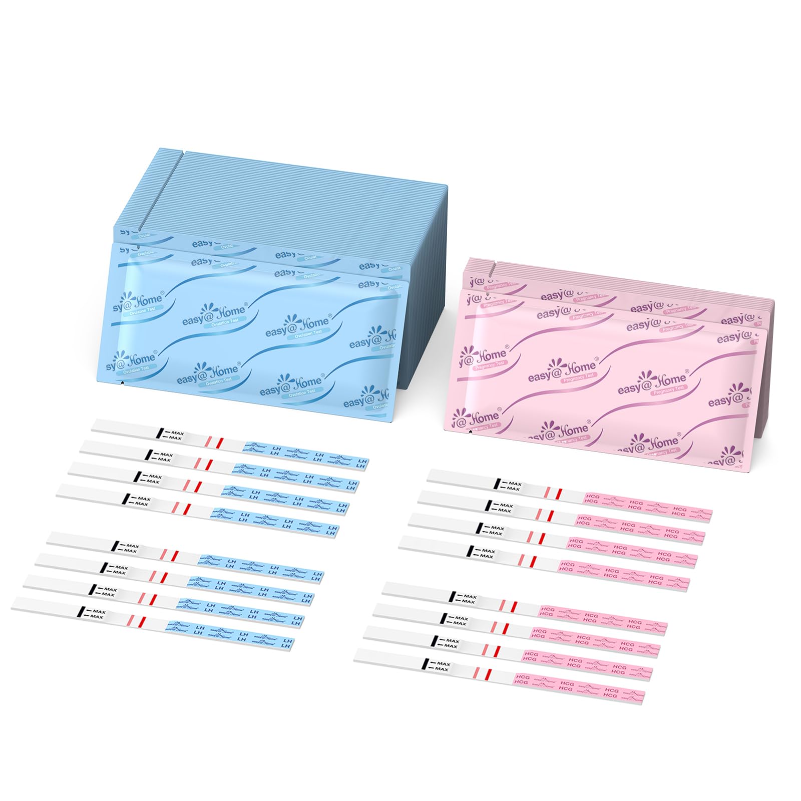 Easy@Home Ovulation and Pregnancy Test Kit: 50 LH Ovulation and 10 HCG Pregnancy Test Strips Powered by Premom App for Women Trying to Conceive-image-27