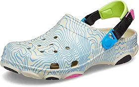 Classic At Topographic Clog, Kids Unisex