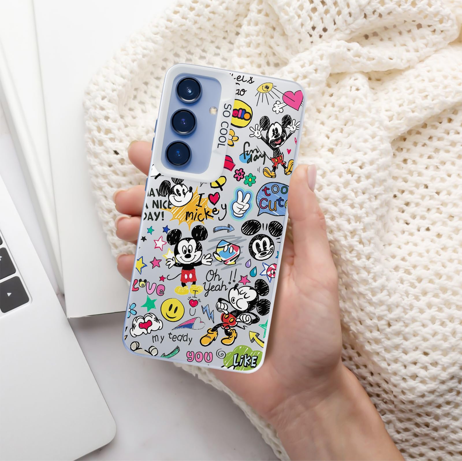 Amazon.co.jp: GGODDCASE Galaxy S25 用 ケース ミッキーマウス 漫画