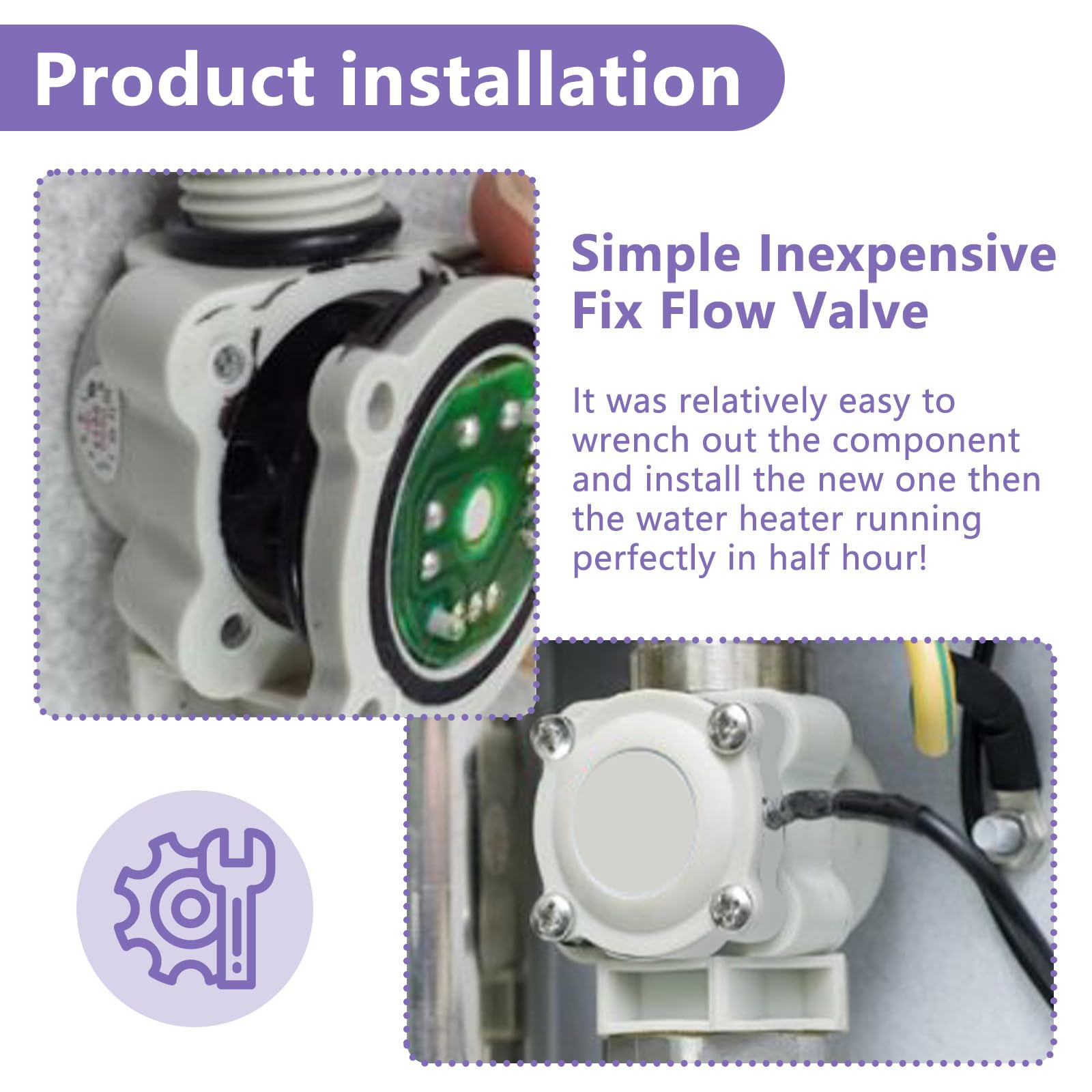 Fsa Nfsml Flow Sensor Replacement For EcoSmart Flow Sensor, Tankless