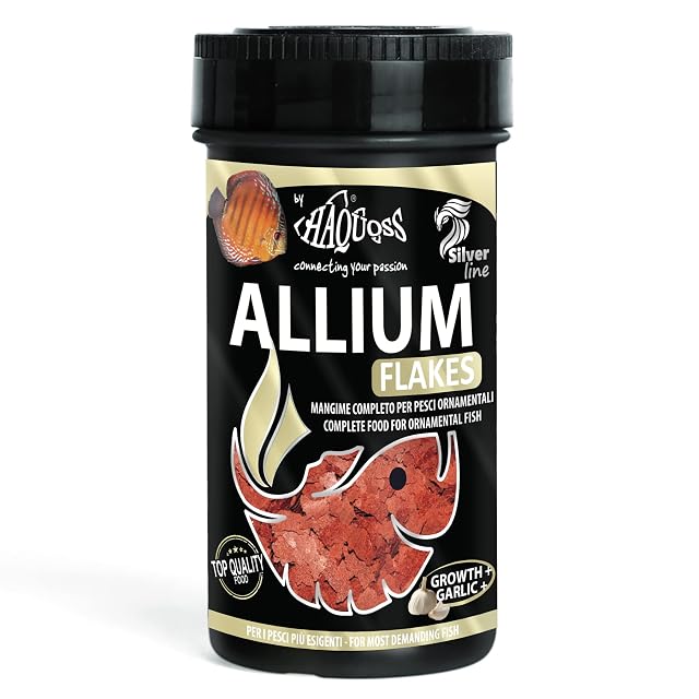 Haquoss Allium Flakes - Alimento en Escamas a Base de ajo, 250 ml/40 g