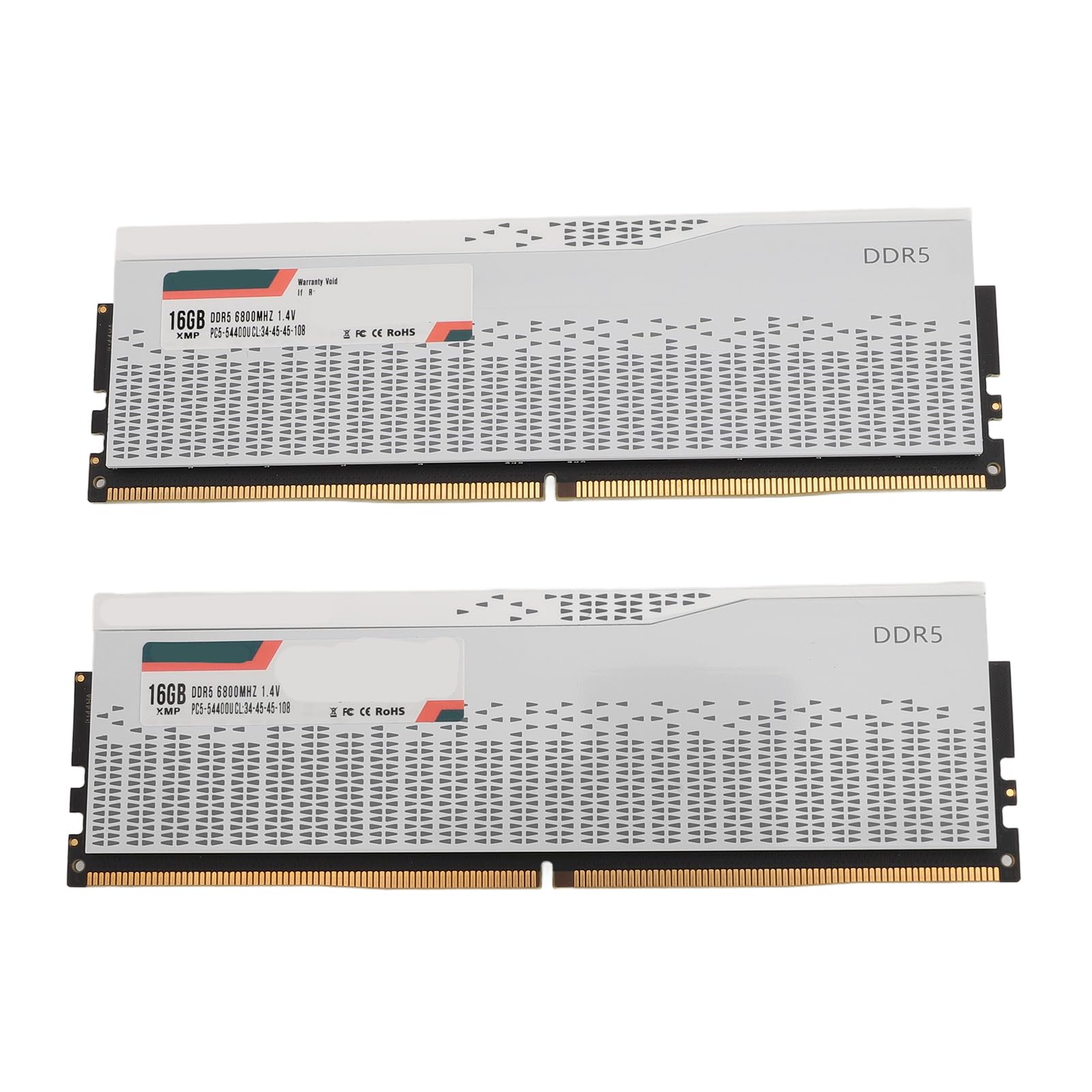 Generic DDR5 RAM 32 GB 6800 MHz PC5 54400U Ecc Modulo di Memoria per Correzione Errori per PC Desktop con Chipset EXPO, Chip di Gestione Energetica Efficiente