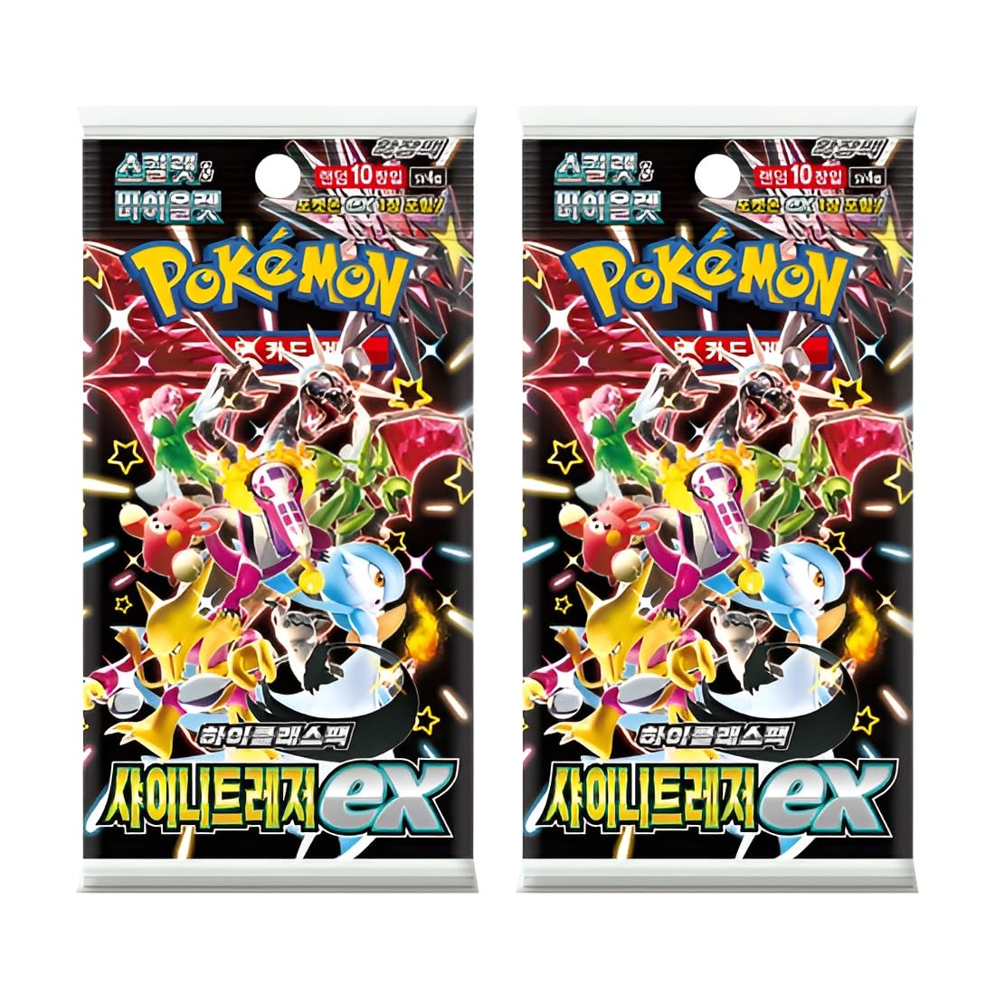 2x Korean Paldean Fates Booster Packs | Korean Pokemon Cards Booster Packs | Shiny Treasure EX Expansion | Scarlet & Violet Series | Titan Authenticated