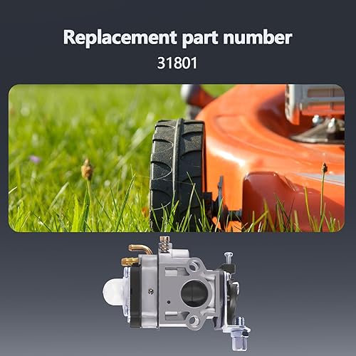 Miniatura 6 de El carburador se adapta a 33cc Earthquake MC33 Cultivator 31635 Reemplaza 31801