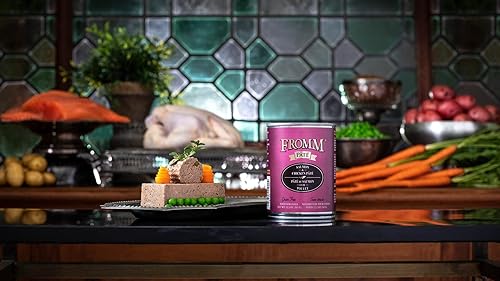 Miniatura 5 de Fromm Gold, comida para perros de paté de salmón y de pollo, 354 ml, caja de 12