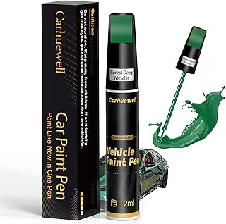 Pink Touch Up Paint for Cars, Auto Car Paint Touch Up Paint Pen for Deep Scratches, Car Scratch Repair Pen, Quick and Easy Solution to Repair Minor Automotive Scratches (Forest Deep Metallic)